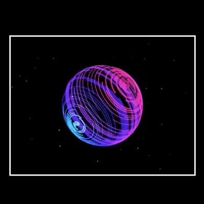Zdog Space Scene
